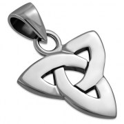 Small Celtic Trinity Silver Pendant, pn467